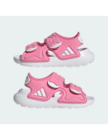 Adidas Girls' Altaswim 3 C Sandals - Pink