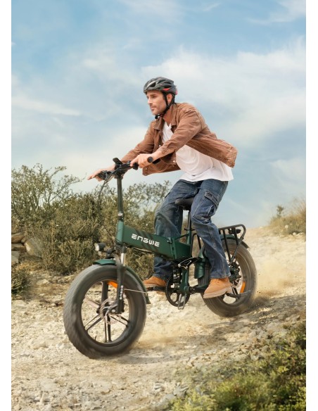 Folding electric bike Engwe ENGINE Pro 2.0 - green