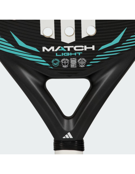 Adidas MATCH LIGHT 2026 Padel-Schläger – Grey