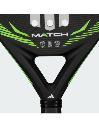 Adidas MATCH 2026 Padel Racket - Black/Green