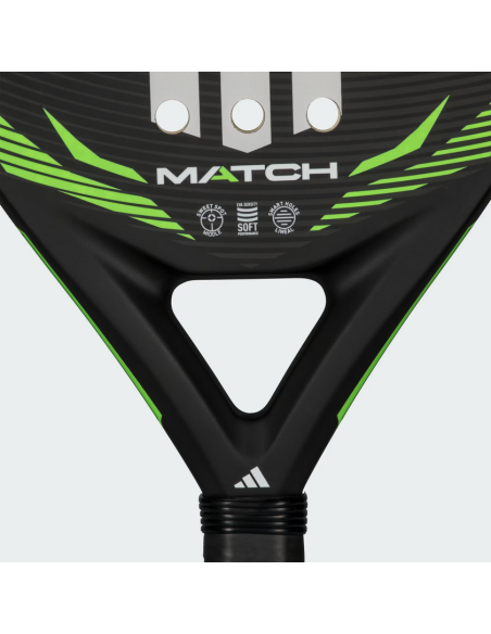 Raquette de padel Adidas MATCH 2026 - Black/Green