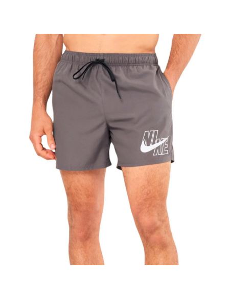 Costume da Bagno Uomo Nike 5 Volley Short - Grigio
