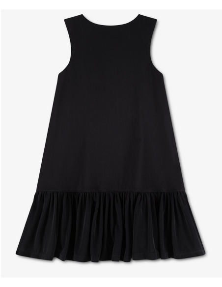 Jordan Secret Diary Layered Dress for Girls - Black
