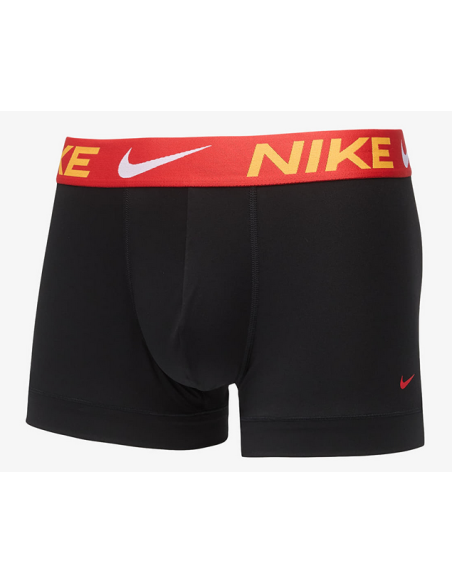 Tre Boxer Nike Essential Micro Dri-Fit - Nero/Grigio/Giallo/Rosso