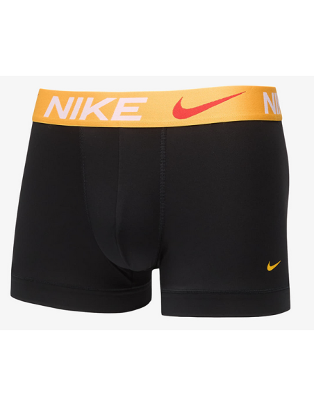 Three Nike Essential Micro Dri-Fit Boxers - Black/Gray/Yellow/Red