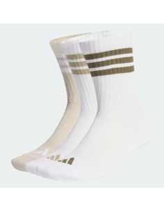 Adidas 3-Stripes Cushioned Sportswear Crew Socks -...