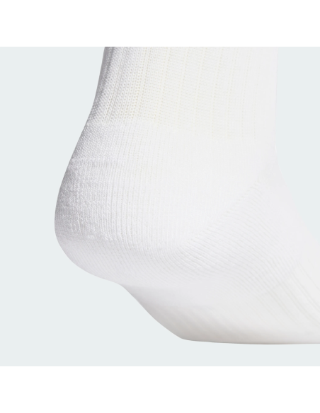 Tre Paia di Calze Adidas 3-Stripes Cushioned Sportswear Crew - Bianco/Beige