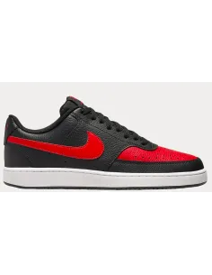 Scarpe Uomo Nike Court Vision Lo - Nero/Rosso