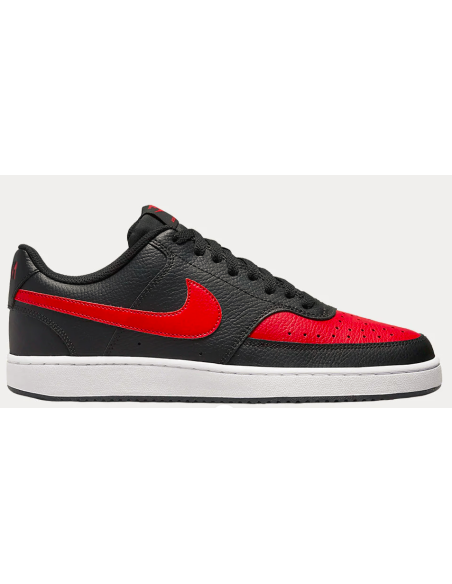Zapatillas Nike Court Vision Lo para hombre - Negro/Rojo