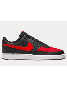 Nike Court Vision Lo Herrenschuhe - Schwarz/Rot 2