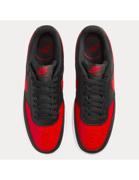 Scarpe Uomo Nike Court Vision Lo - Nero/Rosso