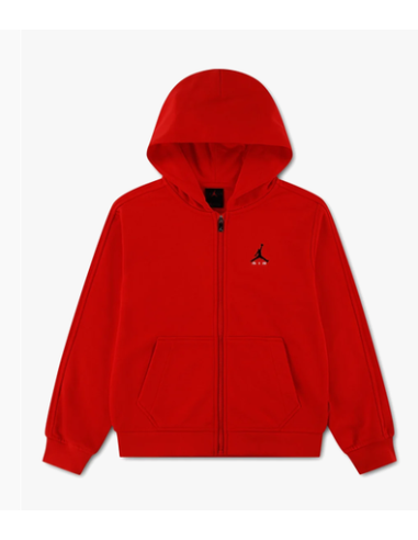Felpa Ragazzo Jordan con zip MJ Brooklyn - Rosso
