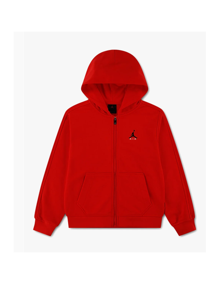 Felpa Ragazzo Jordan con zip MJ Brooklyn - Rosso
