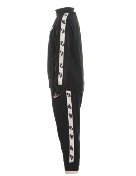 Nike Full Zip Tracksuit with Logo - Black