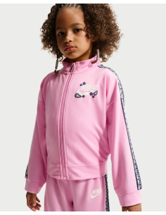 Nike RETRO REMIX Girls' Tracksuit - PINK 2