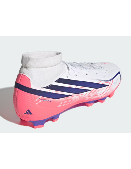 Scarpe Calcio Adidas F50 Hyperfast Club Mid - Bianco