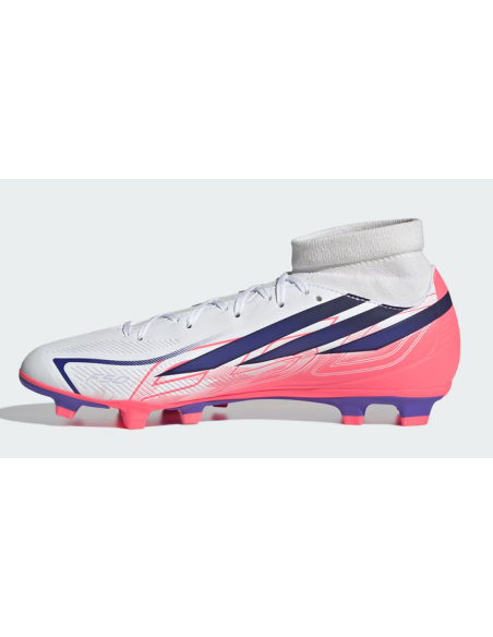 Adidas F50 Hyperfast Club Mid Soccer Shoes - White