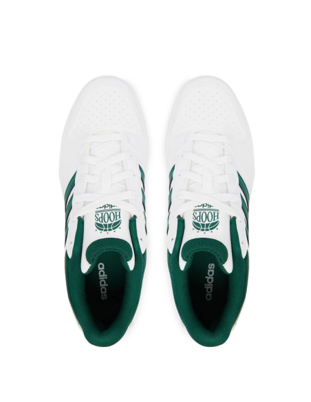 Scarpe Adidas Uomo Hoops Classic - Bianco/Verde