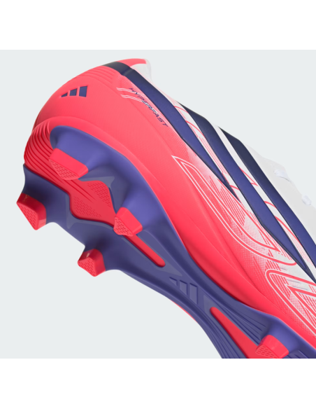 Adidas F50 Hyperfast Club Kids' Soccer Shoes - White/Fuchsia