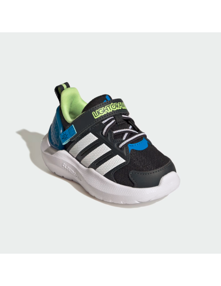Scarpe Bambino Adidas LIGHTORAMA RNR EL I - BLU/BIANCO/NERO