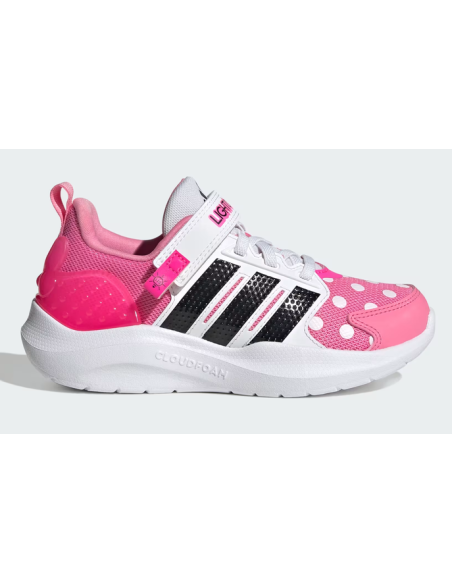 ADIDAS DISNEY LIGHTORAMA MINNIE MOUSE EL C Girls' Shoes - Pink/White
