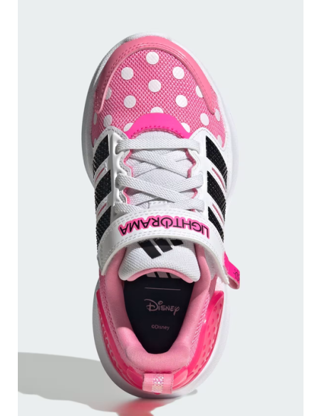 ADIDAS DISNEY LIGHTORAMA MINNIE MOUSE EL C Girls' Shoes - Pink/White
