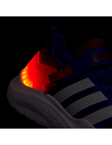 Scarpe Bambino Adidas LIGHTORAMA RNR SPIDER-MAN - ROSSO/BLU