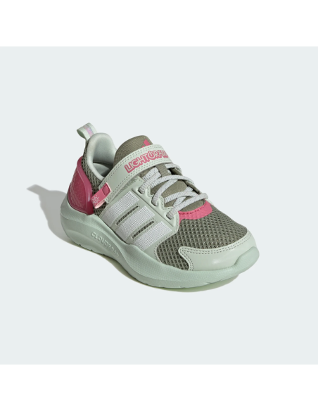 SCARPE BAMBINA ADIDAS LIGHTORAMA RNR EL C - VERDE/ROSA