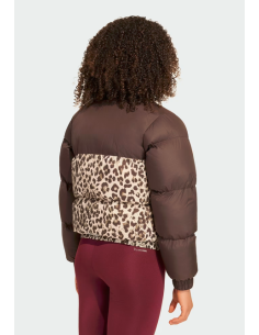 Giubbotto Ragazza Adidas Stampa Allover - Marrone 2