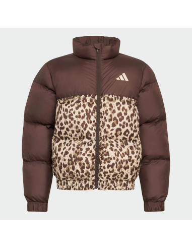 Giubbotto Ragazza Adidas Stampa Allover - Marrone