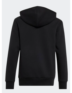 Adidas Boys' Hoodie Slogan Fleece - Black 2