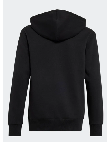 Felpa Ragazzo Adidas Hoodie Slogan Fleece - Nero