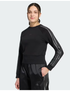Felpa Ragazza Adidas Satin - Nero