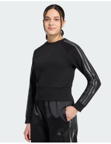 Felpa Ragazza Adidas Satin - Nero