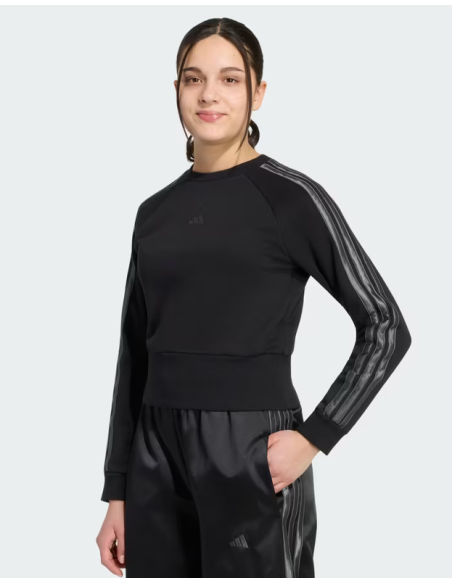 Felpa Ragazza Adidas Satin - Nero