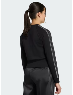 Adidas Satin Girls' Sweatshirt - Black 2