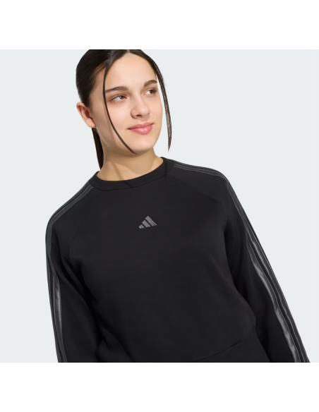Felpa Ragazza Adidas Satin - Nero