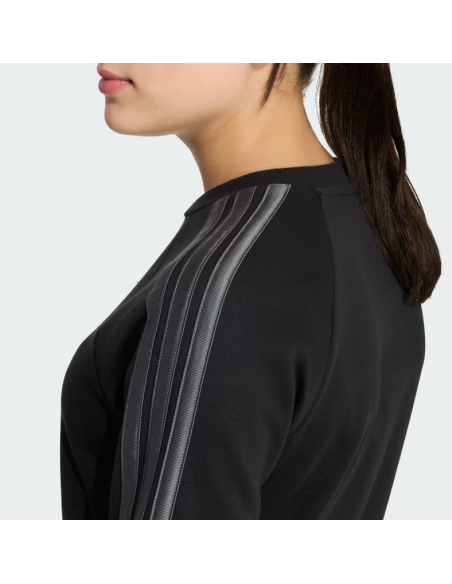 Felpa Ragazza Adidas Satin - Nero