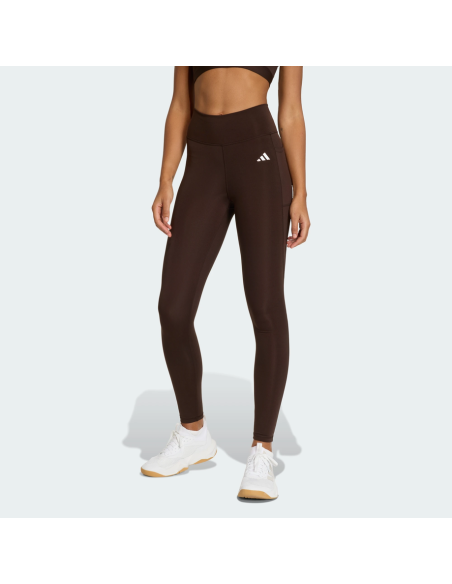 Leggings Donna Adidas Optimé Essentials Stash Pocket - Marrone