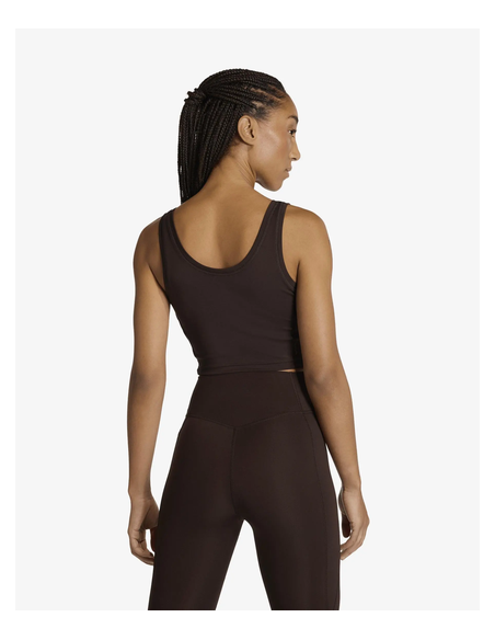 Adidas Train Essentials 3-Stripes Women's Top - Brown