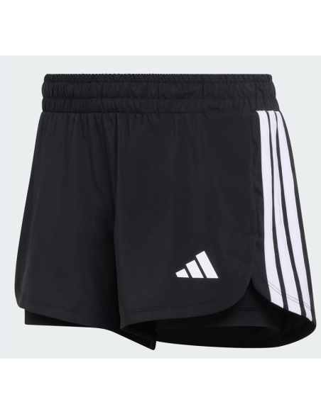 Adidas Women's Pacer Woven Shorts - Black