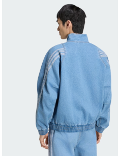 Adidas Men's Denim Jacket - Light Blue 2