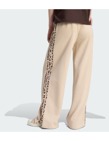 Adidas Essentials 3-Stripes Animalier Women's Trousers - Beige