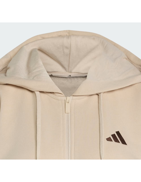 Adidas Essentials 3-Stripes Animalier Women's Jacket - Beige