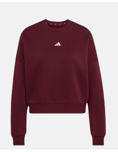 Adidas Essentials Small Logo Women's Sweatshirt - Bordeaux