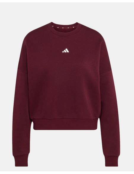 Adidas Essentials Small Logo Women's Sweatshirt - Bordeaux