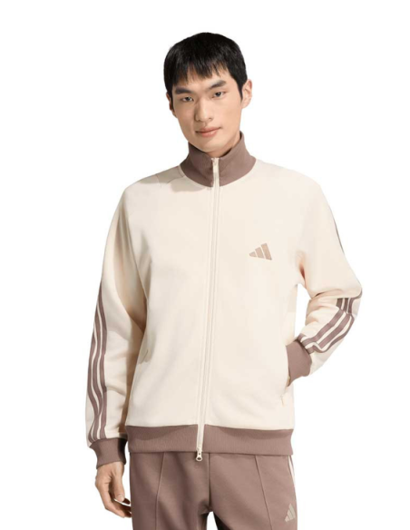 Giacca Uomo Adidas Stadium Regular Fit Pique - Avorio