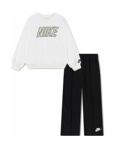 Nike RETRO Girls' Tracksuit - White/Black