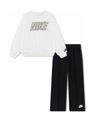Nike RETRO Girls' Tracksuit - White/Black