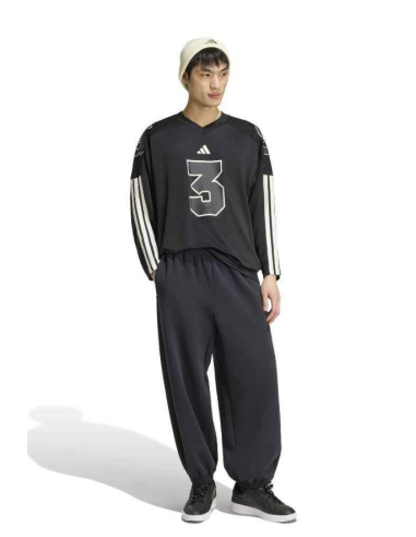 Adidas Men's Varsity Jersey Sweatshirt - BLACK